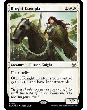 Magic: The Gathering Knight Exemplar (192) Lightly Played