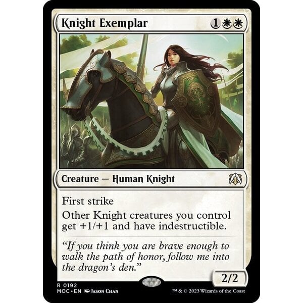 Magic: The Gathering Knight Exemplar (192) Lightly Played