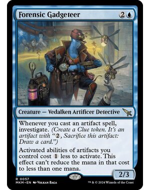 Magic: The Gathering Forensic Gadgeteer (057) Lightly Played