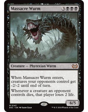 Magic: The Gathering Massacre Wurm (147) Lightly Played