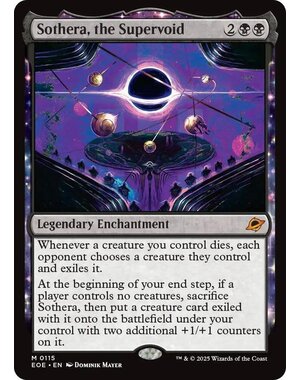Magic: The Gathering Sothera, the Supervoid (115) Lightly Played Foil