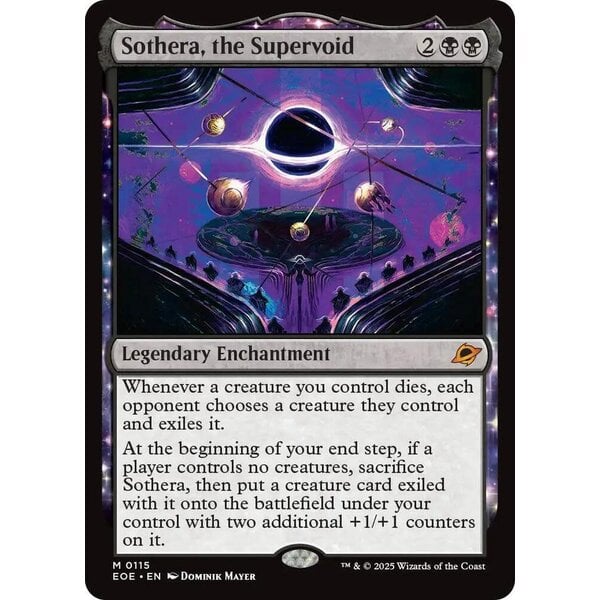Magic: The Gathering Sothera, the Supervoid (115) Lightly Played Foil