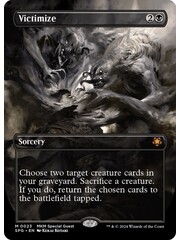 Magic: The Gathering Victimize (Borderless) (023) Lightly Played