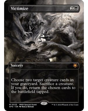 Magic: The Gathering Victimize (Borderless) (023) Lightly Played