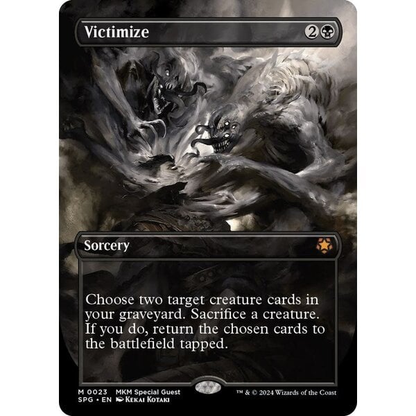 Magic: The Gathering Victimize (Borderless) (023) Lightly Played