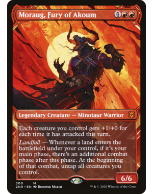 Magic: The Gathering Moraug, Fury of Akoum (Showcase) (300) Lightly Played Foil