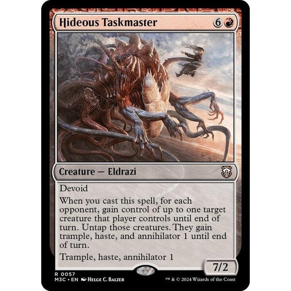 Magic: The Gathering Hideous taskmaster (057) Lightly Played