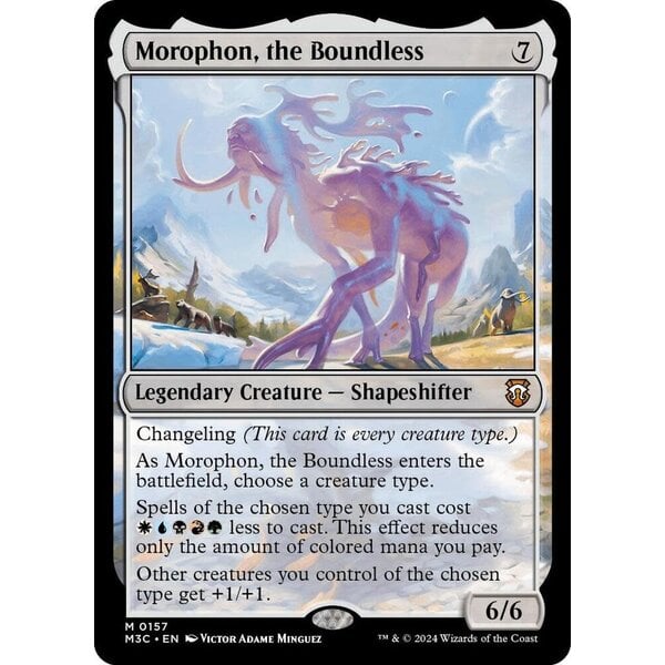Magic: The Gathering Morophon, the Boundless (157) Lightly Played