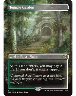 Magic: The Gathering Temple Garden (Borderless) (351) Lightly Played
