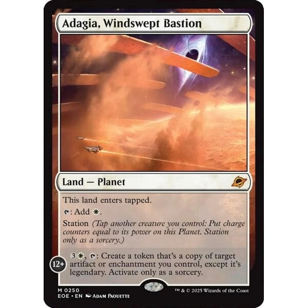 Magic: The Gathering Adagia, Windswept Bastion (250) Lightly Played