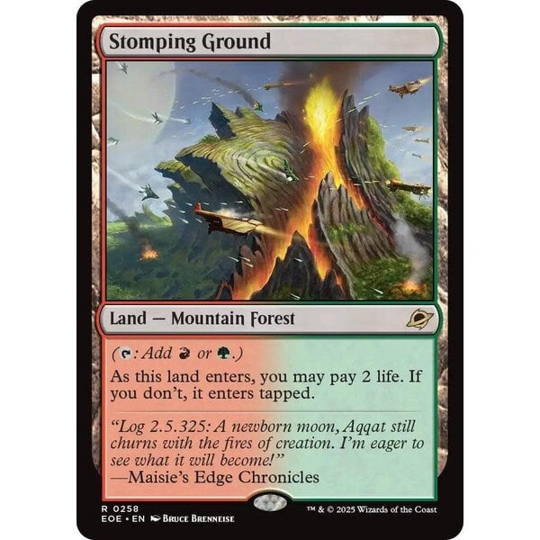 Magic: The Gathering Stomping Ground (258) Lightly Played