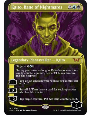 Magic: The Gathering Kaito, Bane of Nightmares (Showcase) (354) Lightly Played