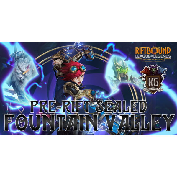 UVS Games 5/02/26 Fountain Valley Riftbound Unleashed Pre-Rift Sealed Event Saturday 12 PM