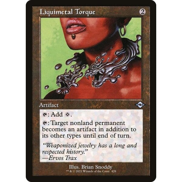 Magic: The Gathering Liquimetal Torque (Retro Frame) (428) Lightly Played