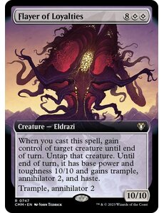 Magic: The Gathering Flayer of Loyalties (Extended Art) (747) Lightly Played Foil