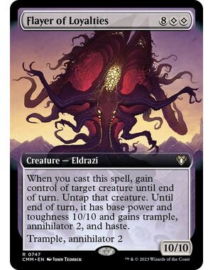 Magic: The Gathering Flayer of Loyalties (Extended Art) (747) Lightly Played Foil
