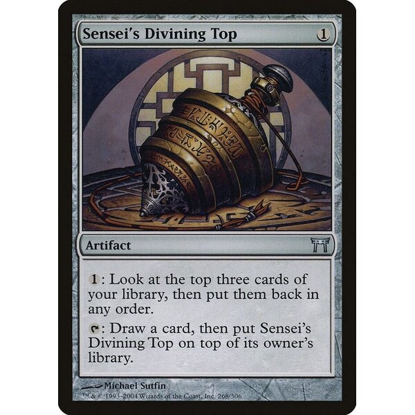 Magic: The Gathering Sensei's Divining Top (268) Moderately Played