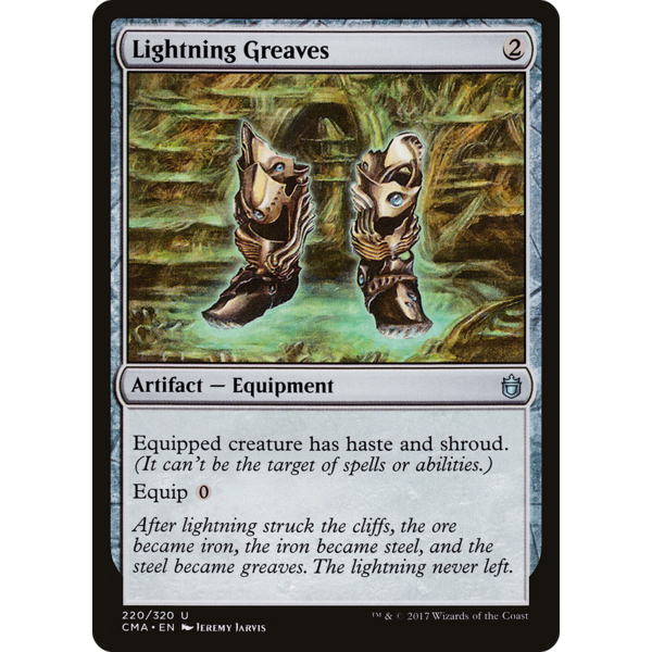 Magic: The Gathering Lightning Greaves (220) Lightly Played