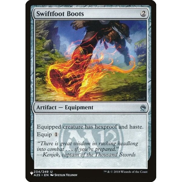 Magic: The Gathering Swiftfoot Boots (A25) (234) Moderately Played