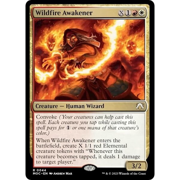 Magic: The Gathering Wildfire Awakener (044) Lightly Played