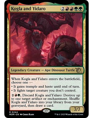 Magic: The Gathering Kogla and Yidaro (244) Lightly Played