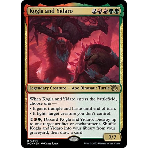 Magic: The Gathering Kogla and Yidaro (244) Lightly Played