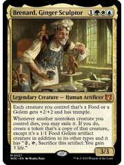 Magic: The Gathering Brenard, Ginger Sculptor (27) Lightly Played Foil