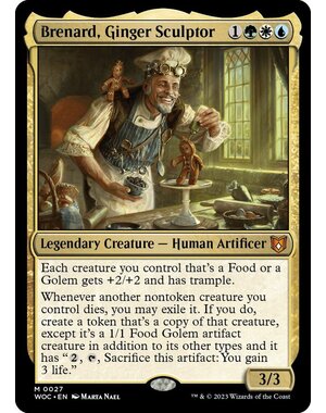 Magic: The Gathering Brenard, Ginger Sculptor (27) Lightly Played Foil