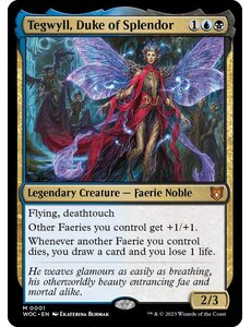 Magic: The Gathering Tegwyll, Duke of Splendor (001) Lightly Played Foil