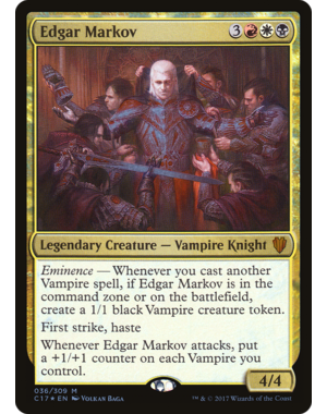 Magic: The Gathering Edgar Markov (036) Lightly Played