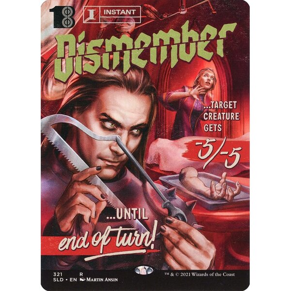 Magic: The Gathering Dismember (321) Lightly Played Foil