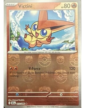 Pokemon Victini (Master Ball Pattern) (012) Lightly Played