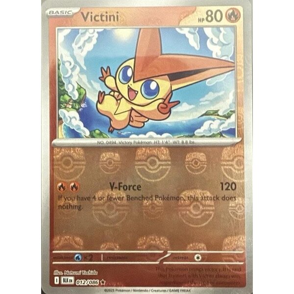 Pokemon Victini (Master Ball Pattern) (012) Lightly Played