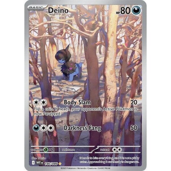 Pokemon Deino (146) Lightly Played Holofoil