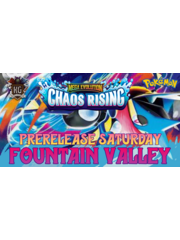 Pokemon 5/9/26 Fountain Valley Pokemon Mega Evolution: Chaos Rising Prerelease Saturday 1 PM