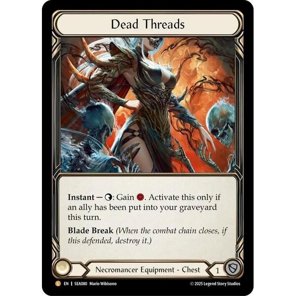 Flesh and Blood Dead Threads (080) Lightly Played Foil