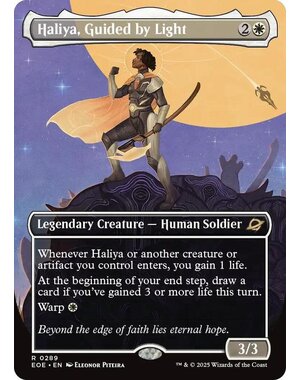 Magic: The Gathering Haliya, Guided by Light (Borderless) (289) Lightly Played