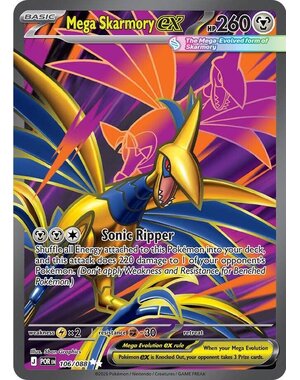 Pokemon Mega Skarmory ex (106) Lightly Played Holofoil