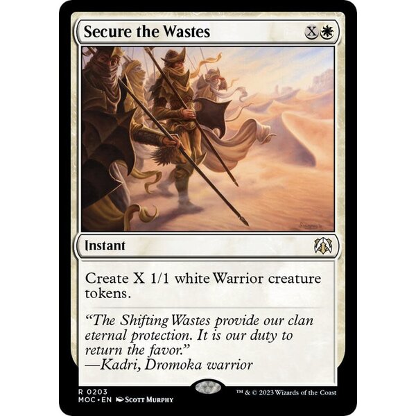 Magic: The Gathering Secure the Wastes (203) Lightly Played