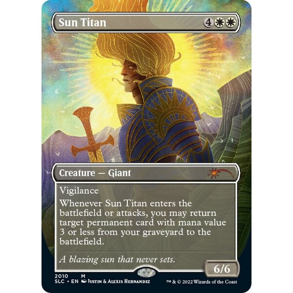 Magic: The Gathering Sun Titan (2010) Lightly Played Foil