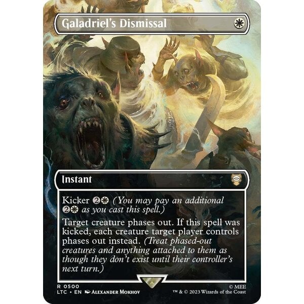 Magic: The Gathering Galadriel's Dismissal (Borderless) (500) Lightly Played Foil