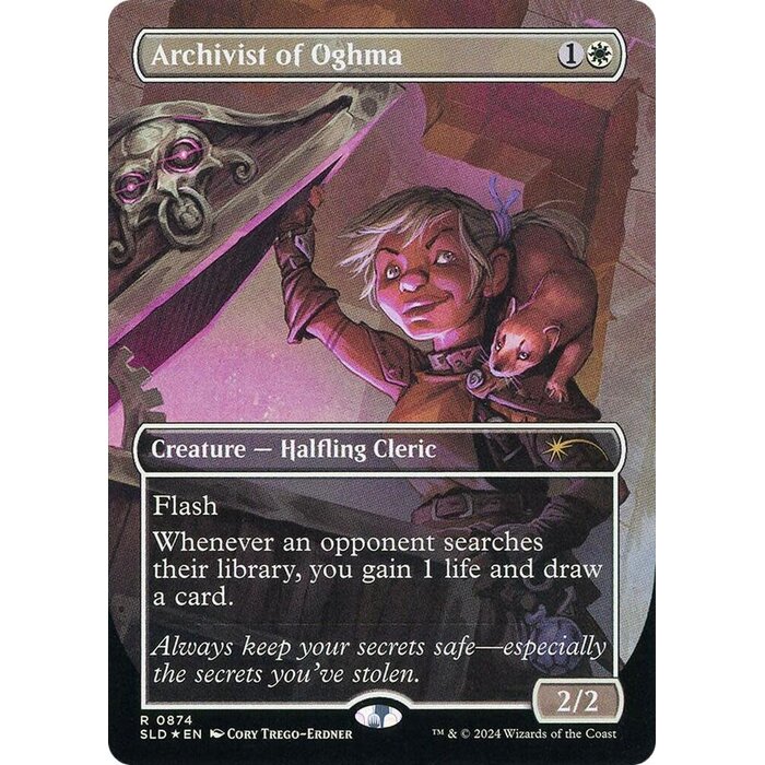 Magic: The Gathering Archivist of Oghma (Rainbow Foil) (874) Near Mint Foil