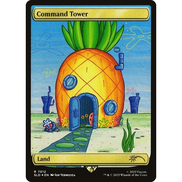 Magic: The Gathering Command Tower (Rainbow Foil) (7012) Lightly Played