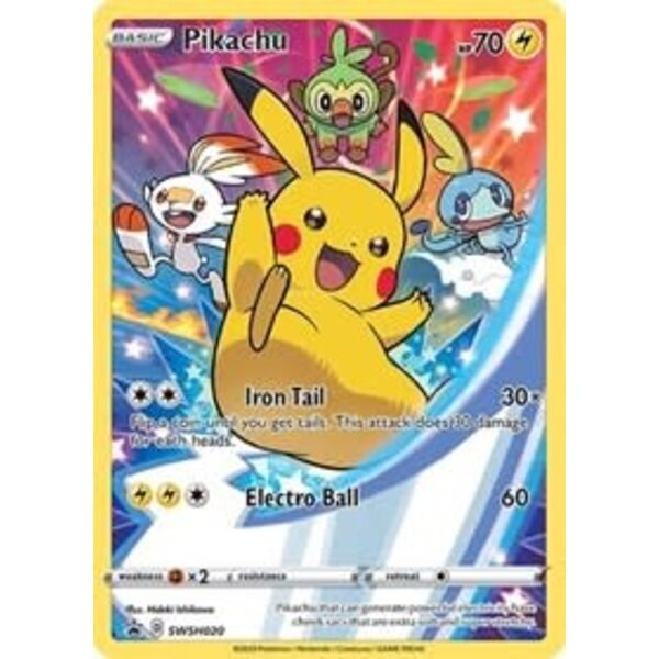 Pokemon Pikachu (SWSH020) Damaged