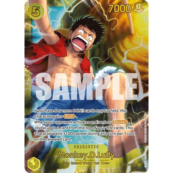 Bandai Monkey.D.Luffy (OP15-119) Near Mint Foil