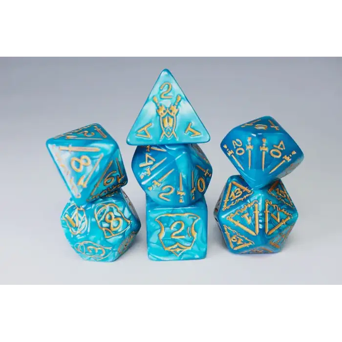 Foam Brain Queen's Armory: Aquatic - 25mm RPG Dice Set
