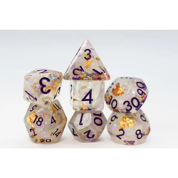Foam Brain Frozen Treasure RPG Dice Set
