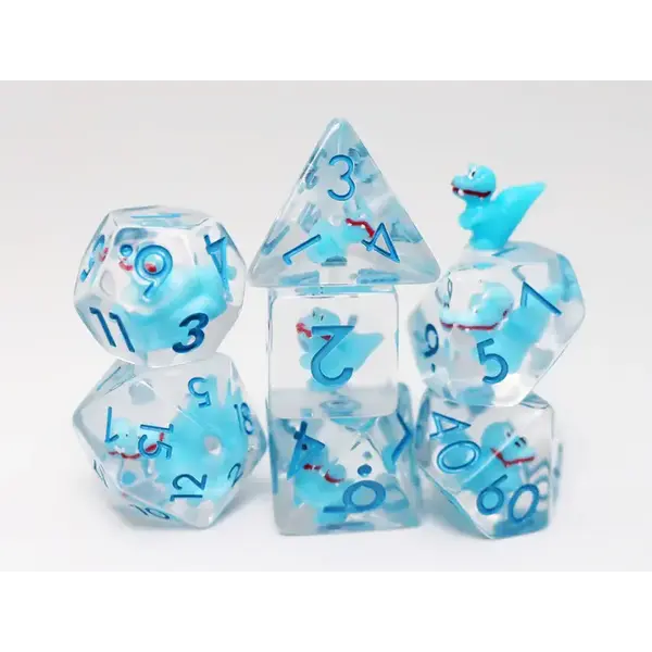 Foam Brain Baby Velociraptor RPG Dice Set