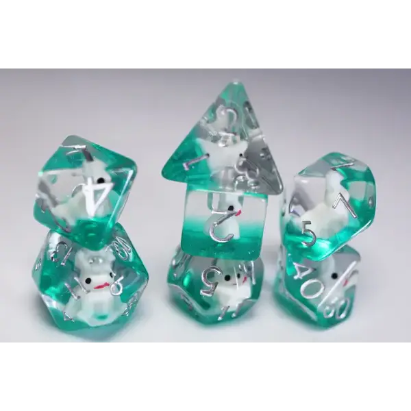 Foam Brain Bouncing Bunny RPG Dice Set