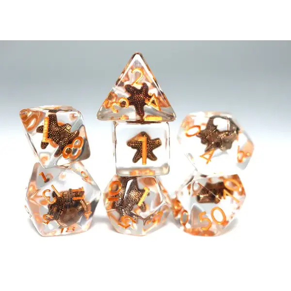 Foam Brain Solid SeaStar RPG Dice Set